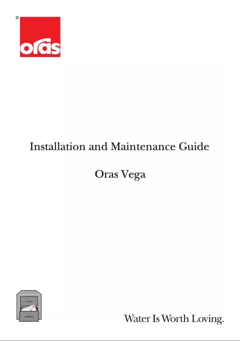 Page n°1 - Manuel utilisateur Oras Vega 1885