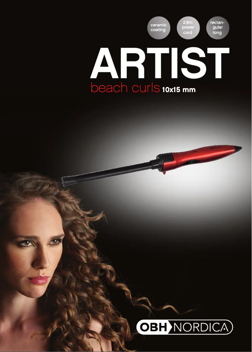 Page 1 de la notice Manuel utilisateur OBH Nordica Beach Curls