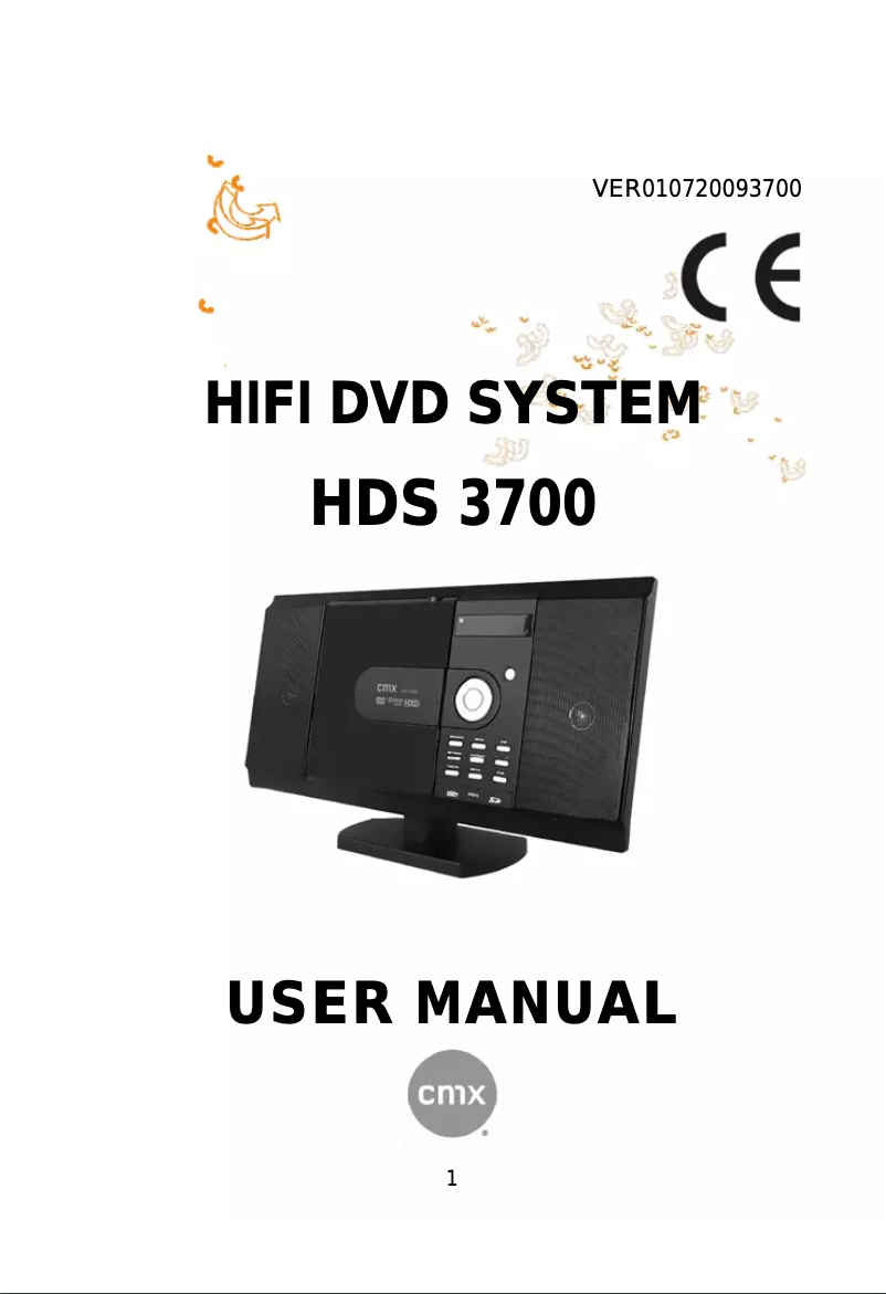 Image de la première page du manuel de l'appareil HDS 3700