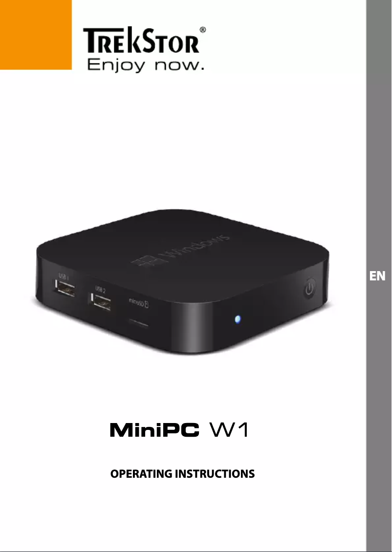 Image de la première page du manuel de l'appareil MiniPC W1