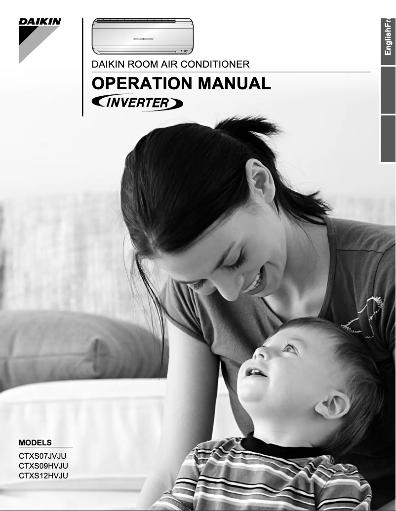 Page 1 de la notice Manuel utilisateur Daikin Inverter CTXS07JVJU