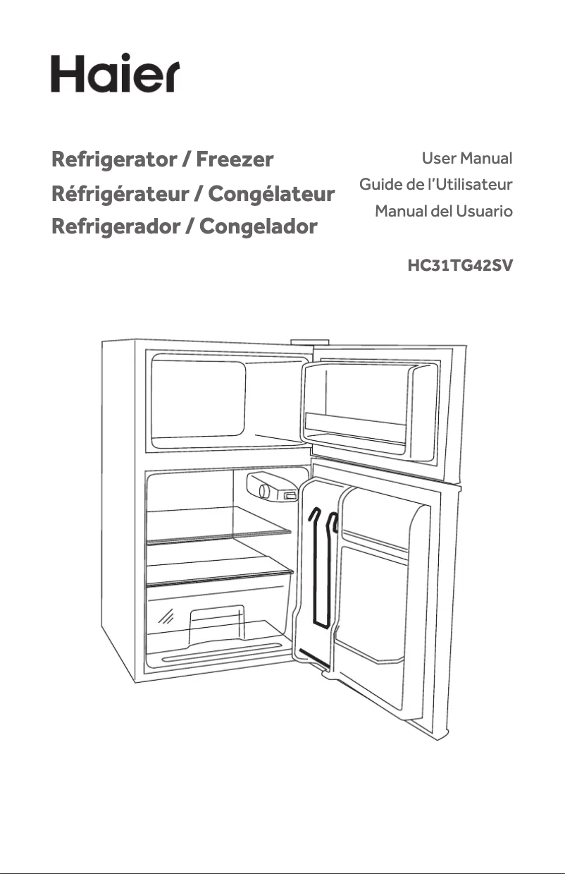 Page n°1 - Manuel utilisateur Haier HC31TG42SV