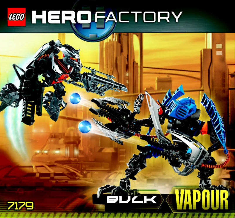 Page 1 de la notice Manuel utilisateur Lego Hero Factory 7179