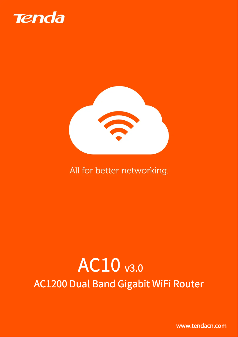 Page n°1 - Fiche technique Tenda AC10