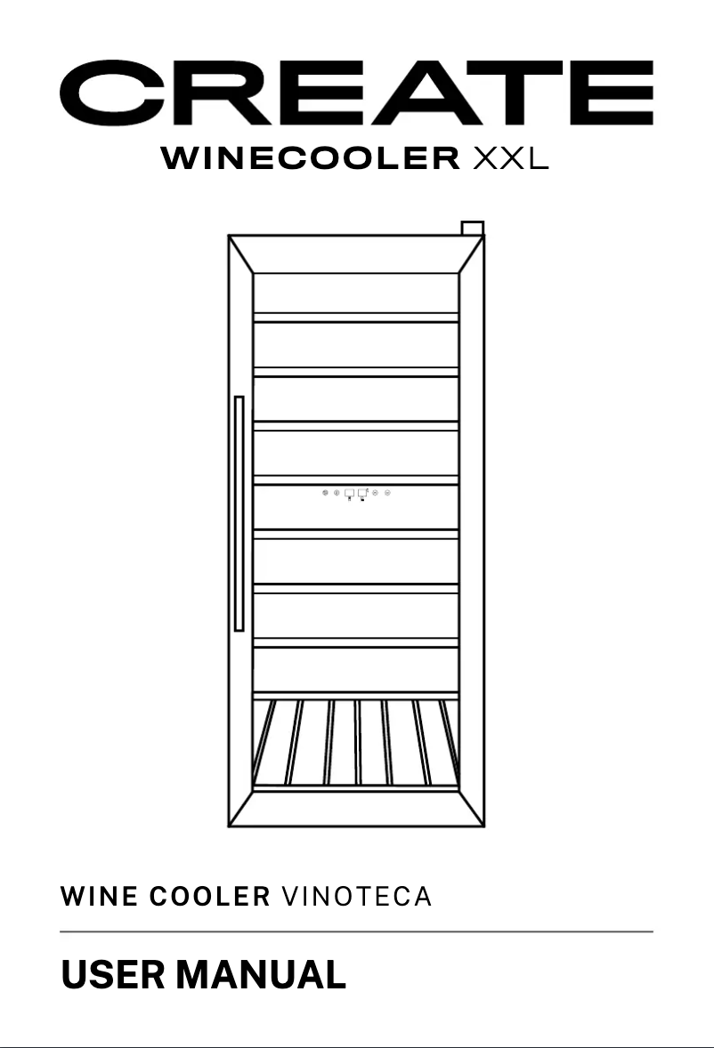 Página 1 del manual Manual de usuario Create WINECOOLER XXL