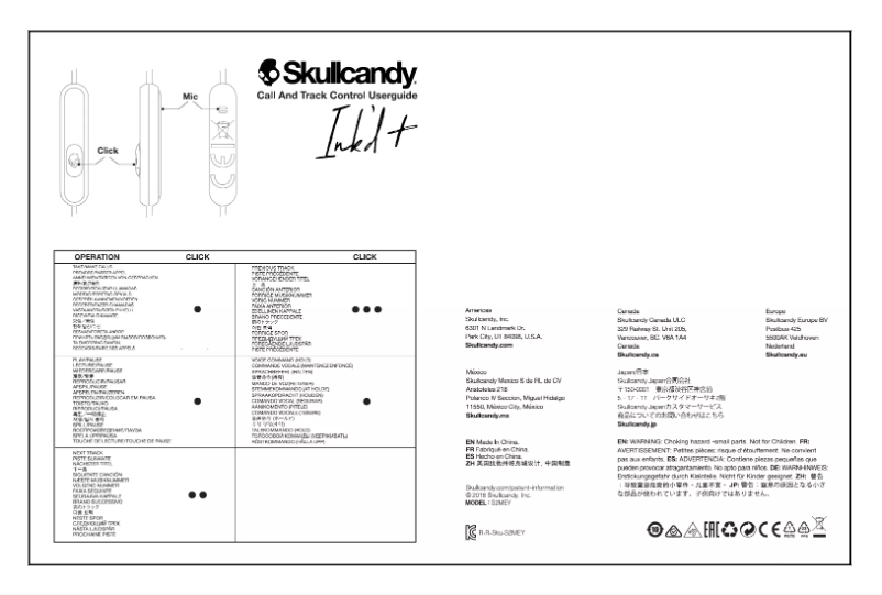 Image de la première page du manuel de l'appareil Ink'd+