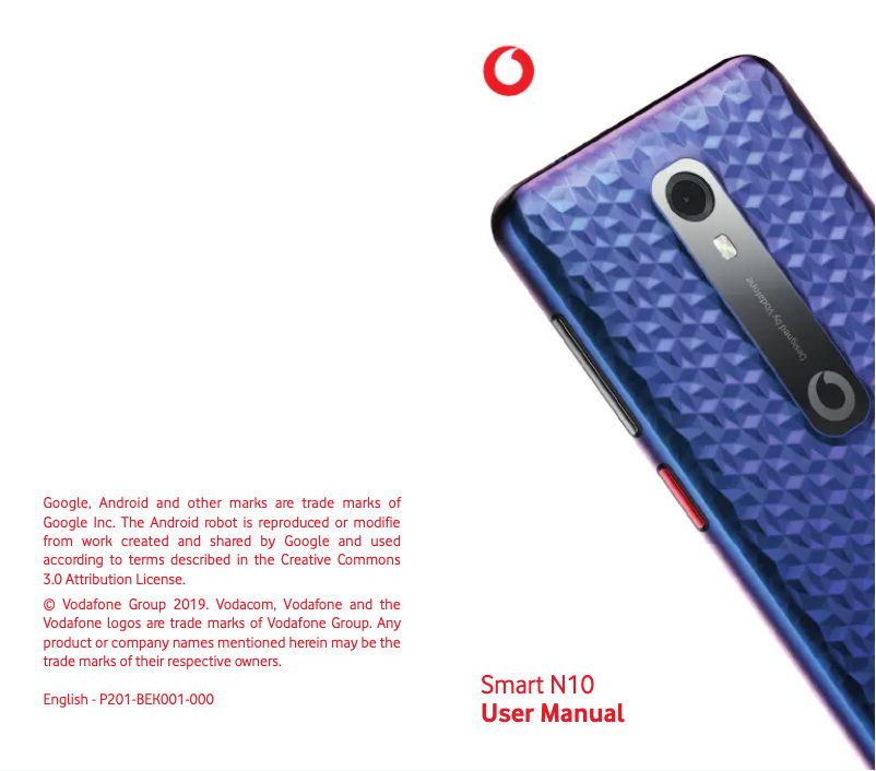 Image de la première page du manuel de l'appareil Smart N10