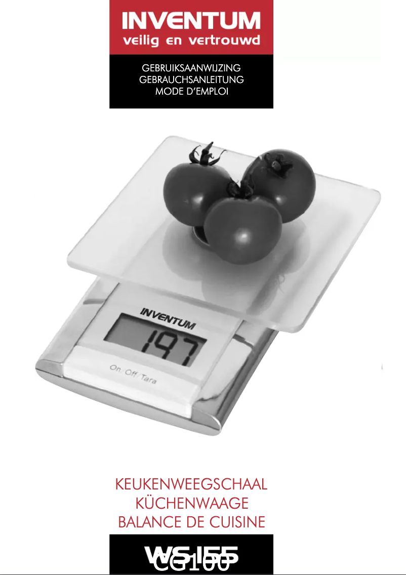 Page n°1 - Manuel utilisateur Inventum WS155