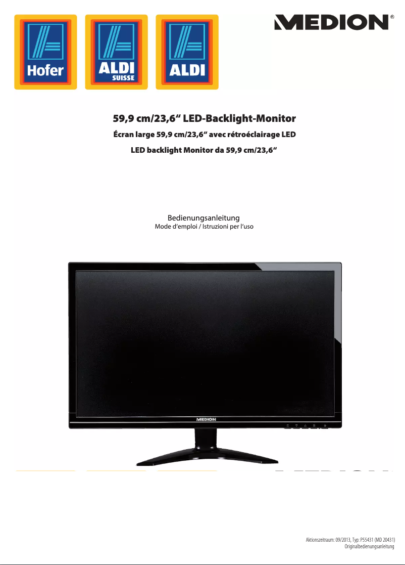 Page n°1 - Manuel utilisateur Medion Akoya P55431 (MD 20431)