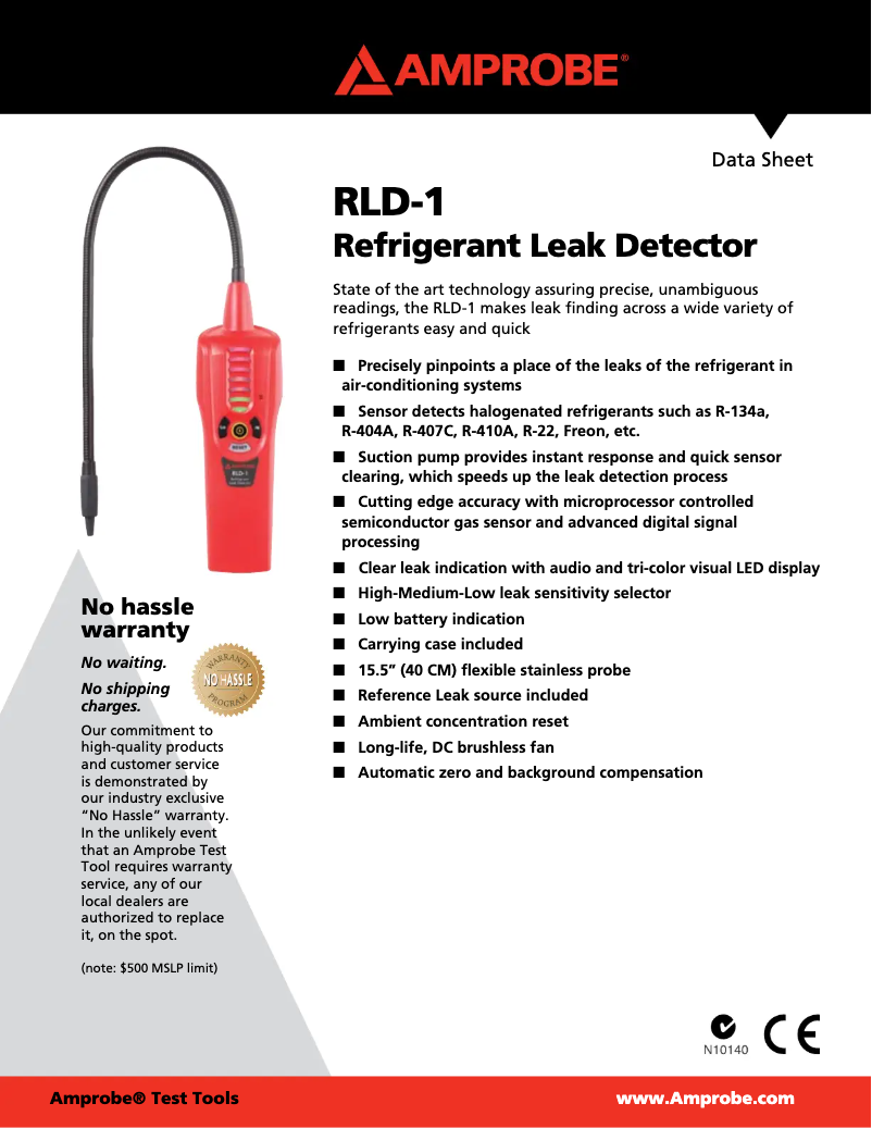 Imagen de la primera página del manual del dispositivo RLD-1