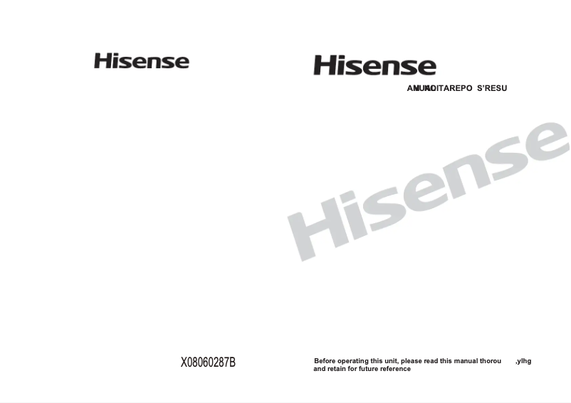 Page n°1 - Manuel utilisateur Hisense WFHV9014