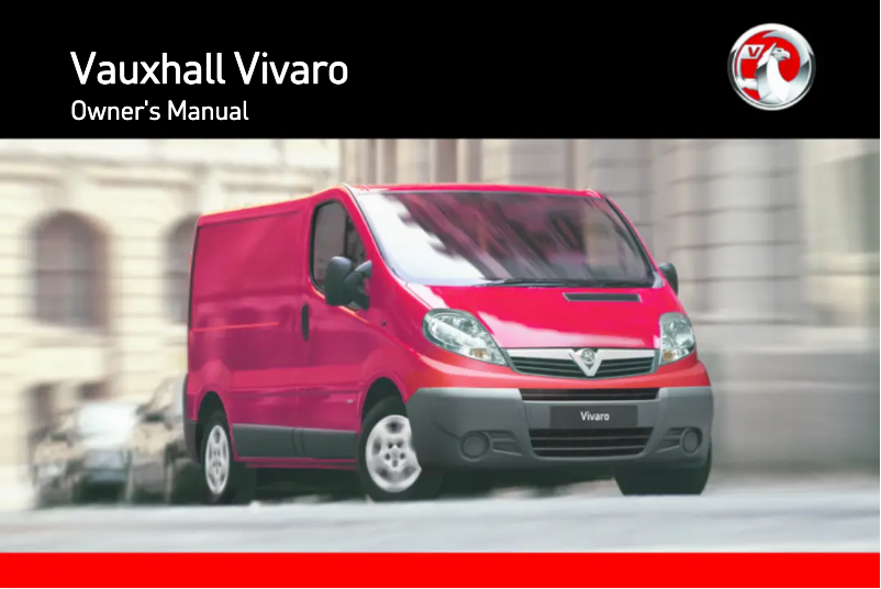 Page 1 de la notice Manuel utilisateur Vauxhall Vivaro (2012)