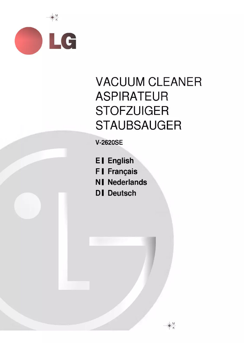 Page n°1 - Manuel utilisateur LG V-2620SE