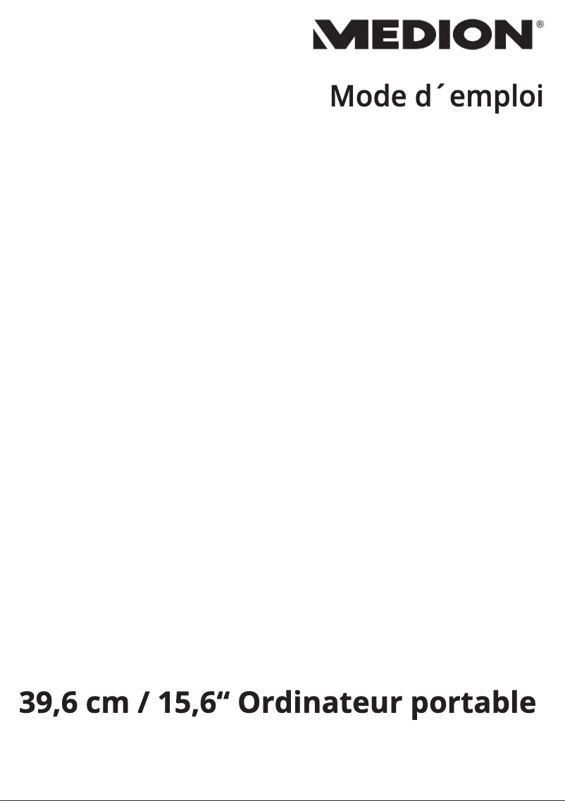 Image de la première page du manuel de l'appareil Akoya P6402