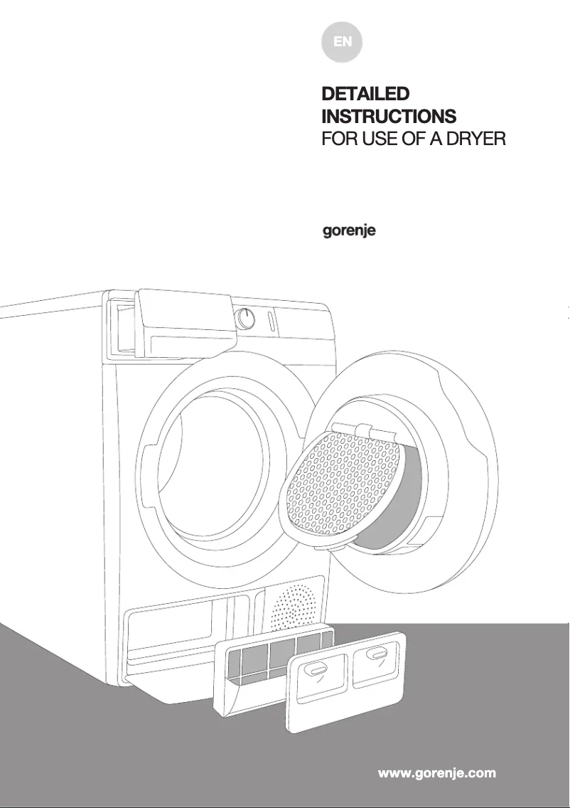 Page 1 de la notice Manuel utilisateur Gorenje DE82