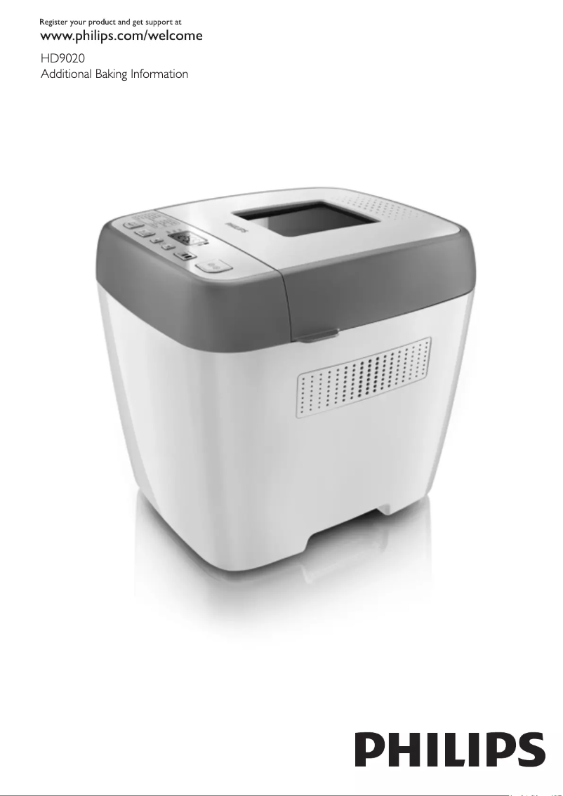 Page 1 de la notice Brochure Philips Viva Collection HD9020