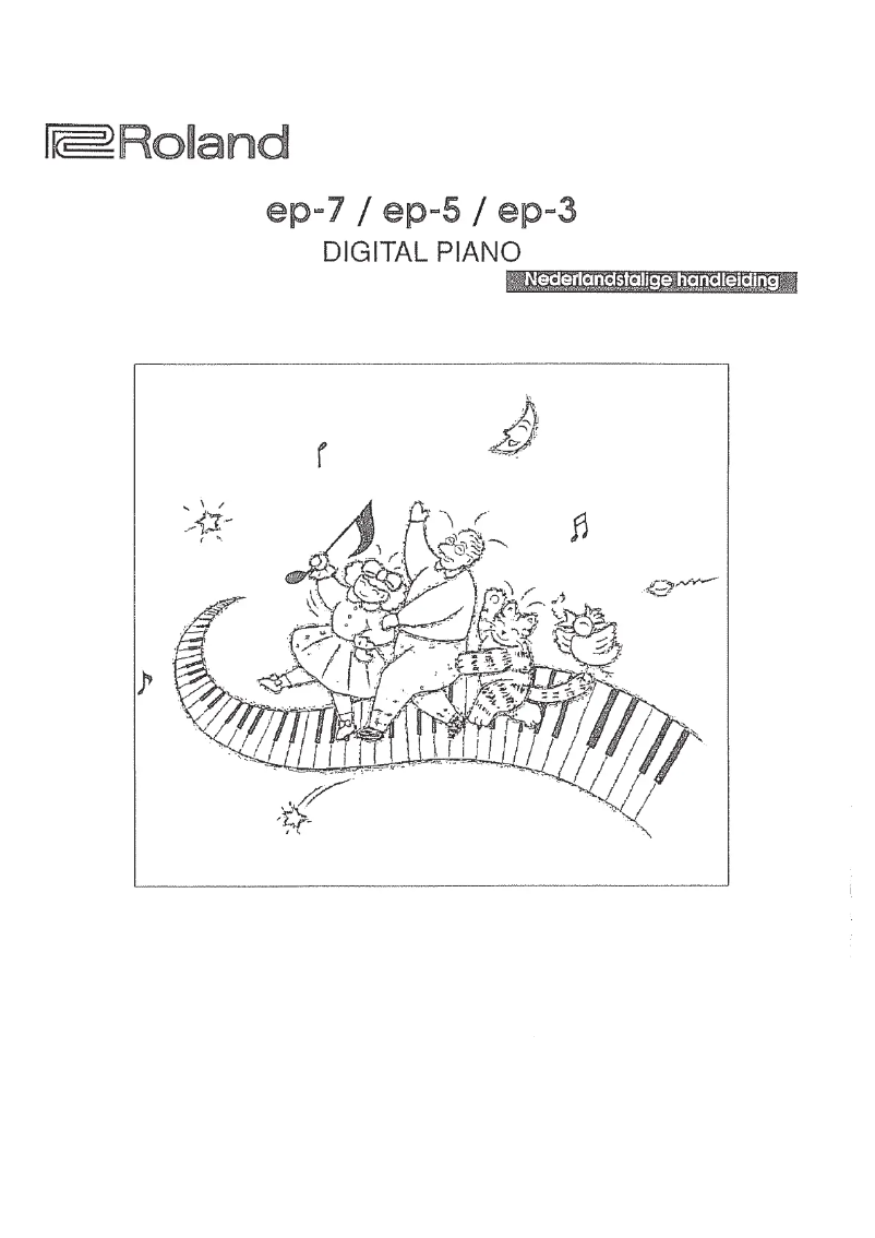 Page 1 de la notice Manuel utilisateur Roland EP-5