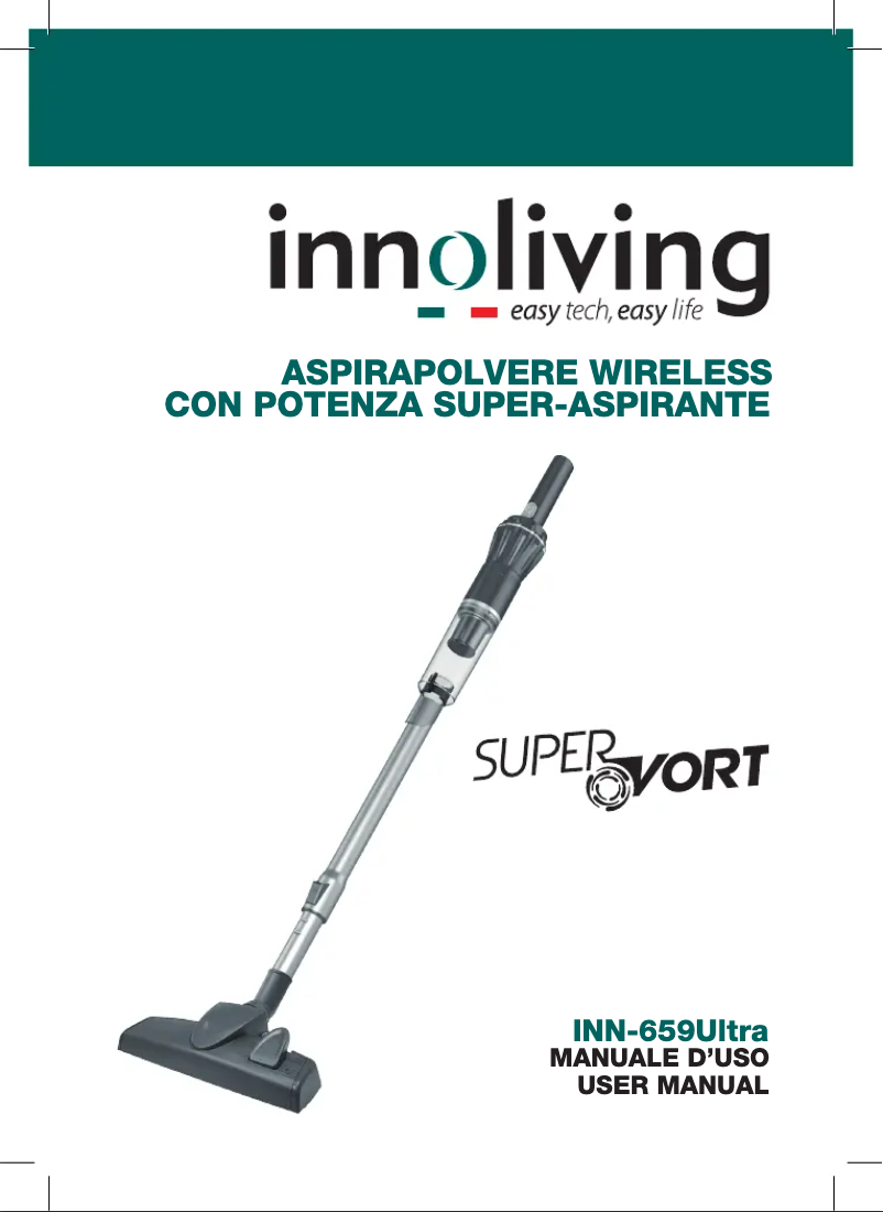 Page n°1 - Manuel utilisateur Innoliving SUperVort INN-659Ultra