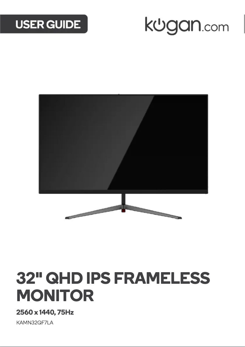 First page image of the manual for KAMN32QF7LA