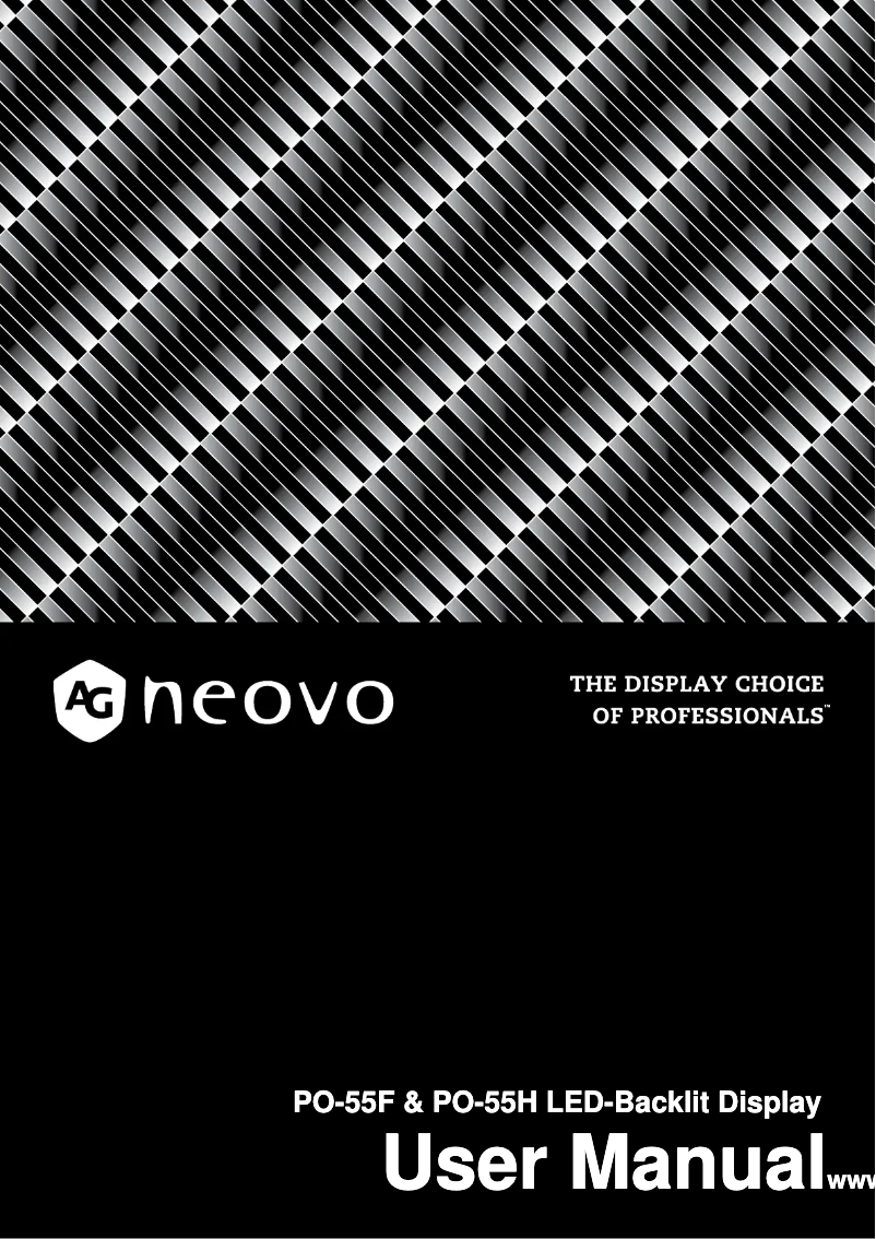 Image de la première page du manuel de l'appareil PO-55F