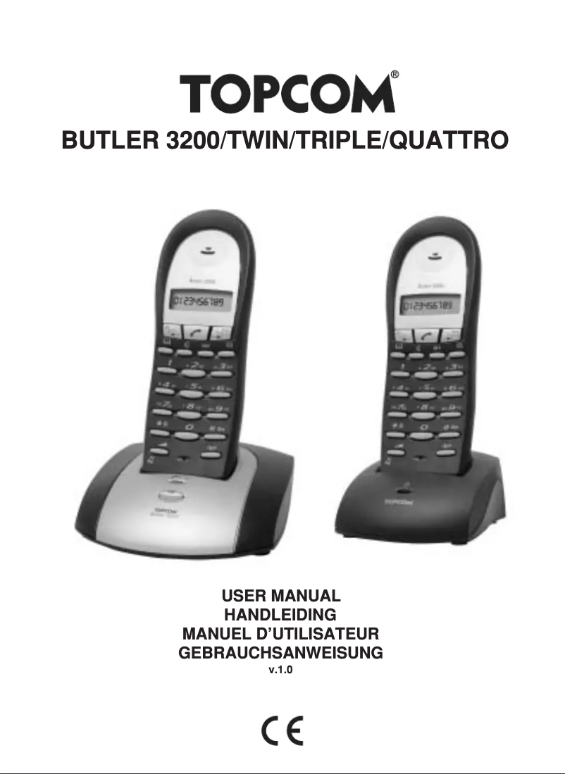Imagen de la primera página del manual del dispositivo Butler 3200 twin