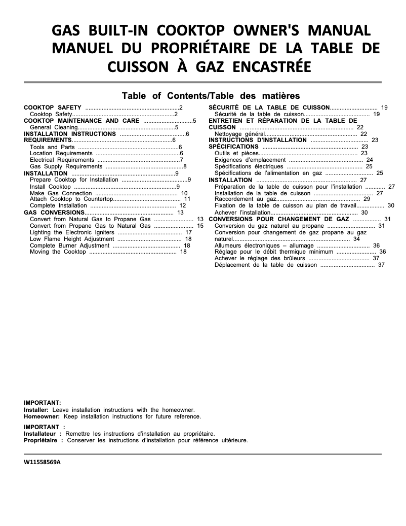 Página 1 del manual Manual de usuario KitchenAid KGCC566RBL