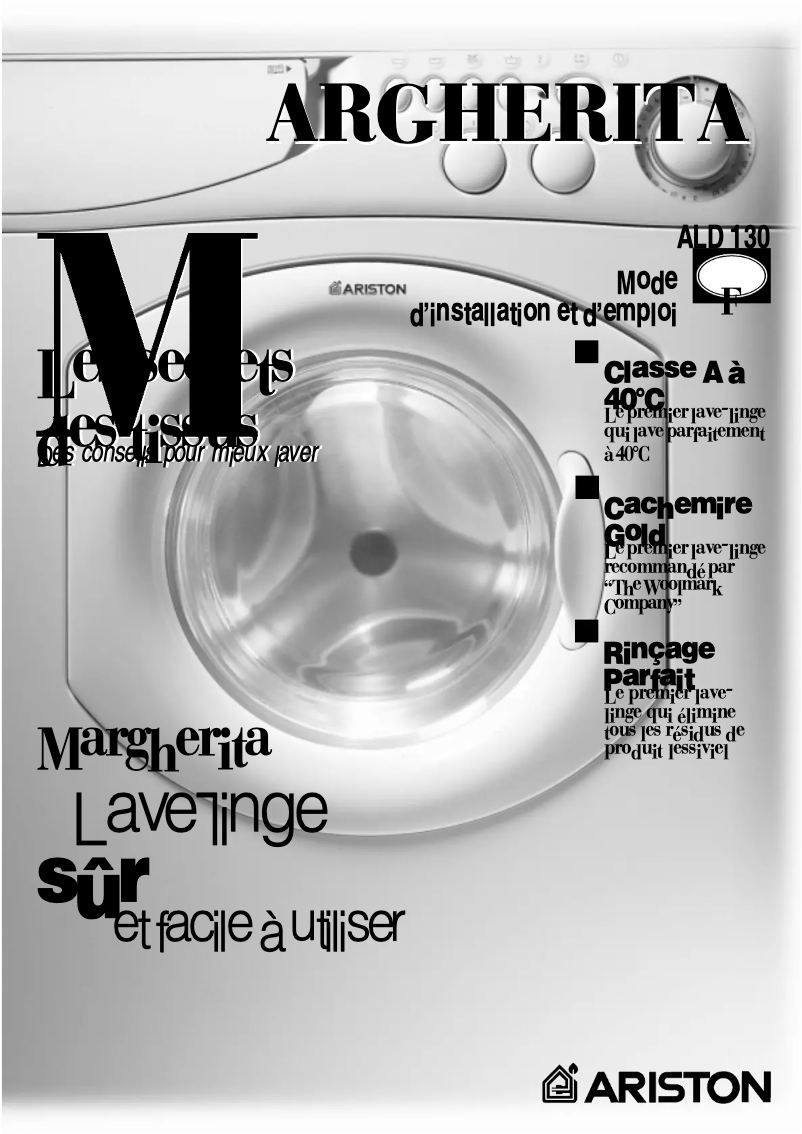 Image de la première page du manuel de l'appareil ALD 130