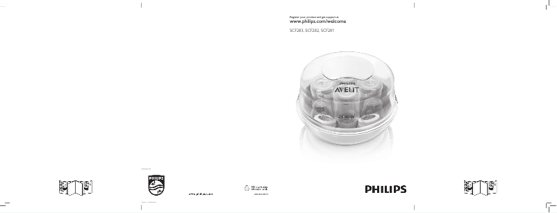 Page n°1 - Manuel utilisateur Philips Avent SCF283
