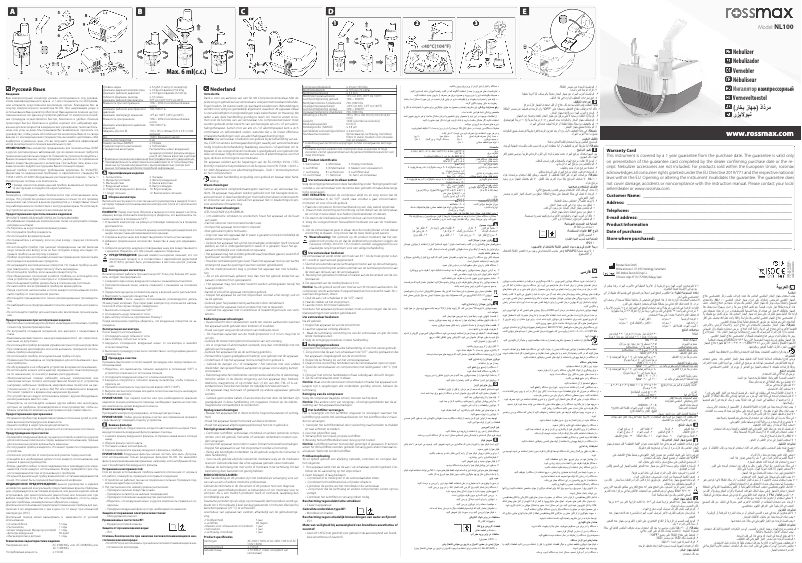 Image de la première page du manuel de l'appareil NL100