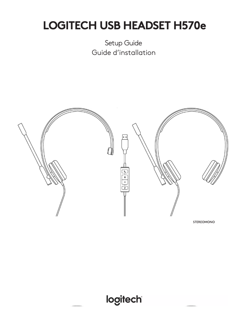 Page n°1 - Manuel utilisateur Logitech H570e