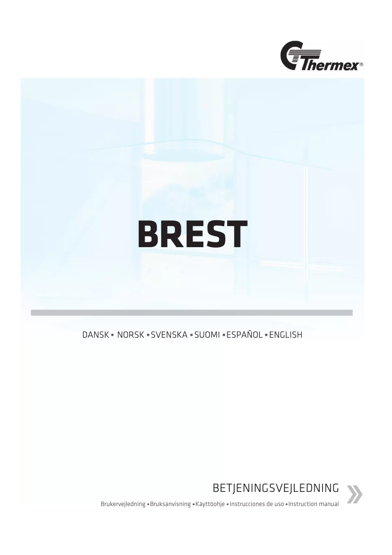 Página 1 del manual Manual de usuario Thermex Brest