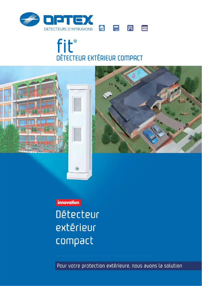 Page n°1 - Manuel utilisateur Optex FTN-R-PT