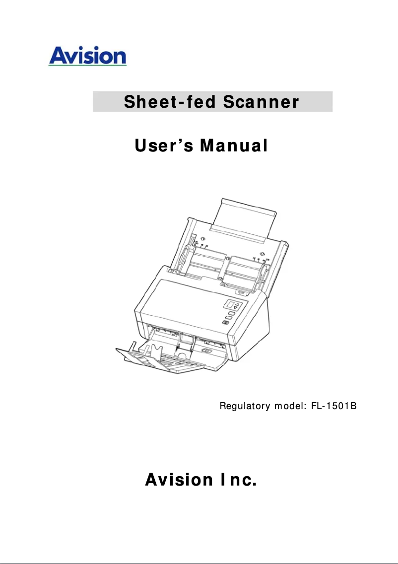 Página 1 del manual Manual de usuario Avision AD250