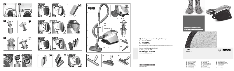 Image de la première page du manuel de l'appareil BGS51842