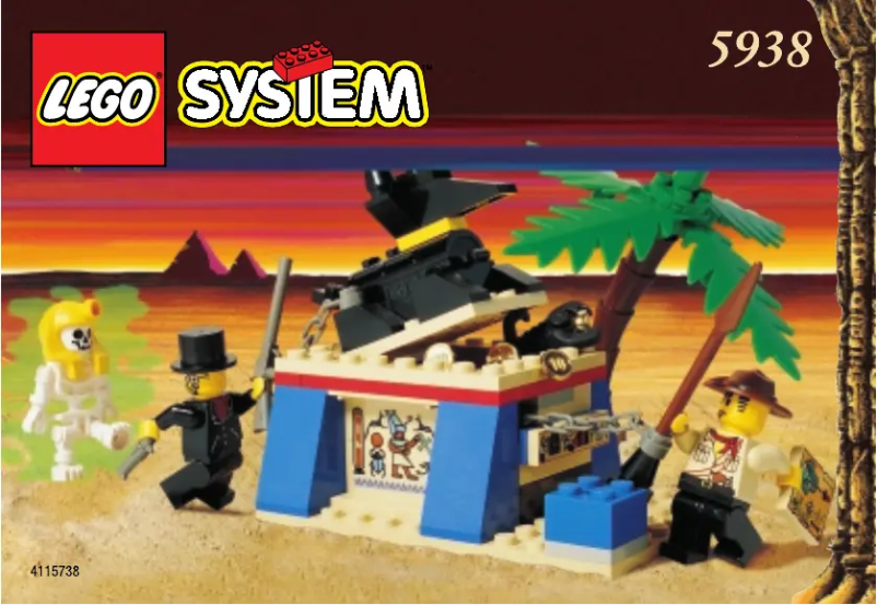 Page n°1 - Manuel utilisateur Lego The Anubis Chamber