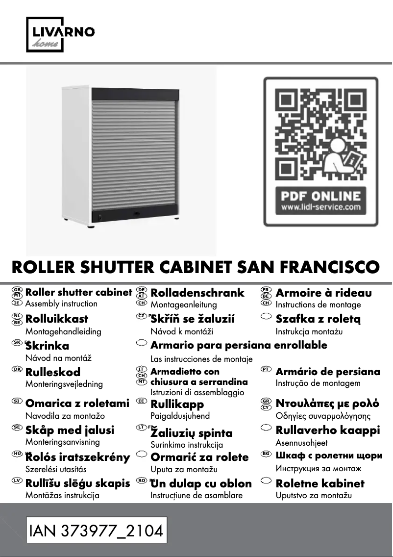 Page 1 de la notice Manuel utilisateur Livarno Lux IAN 373977