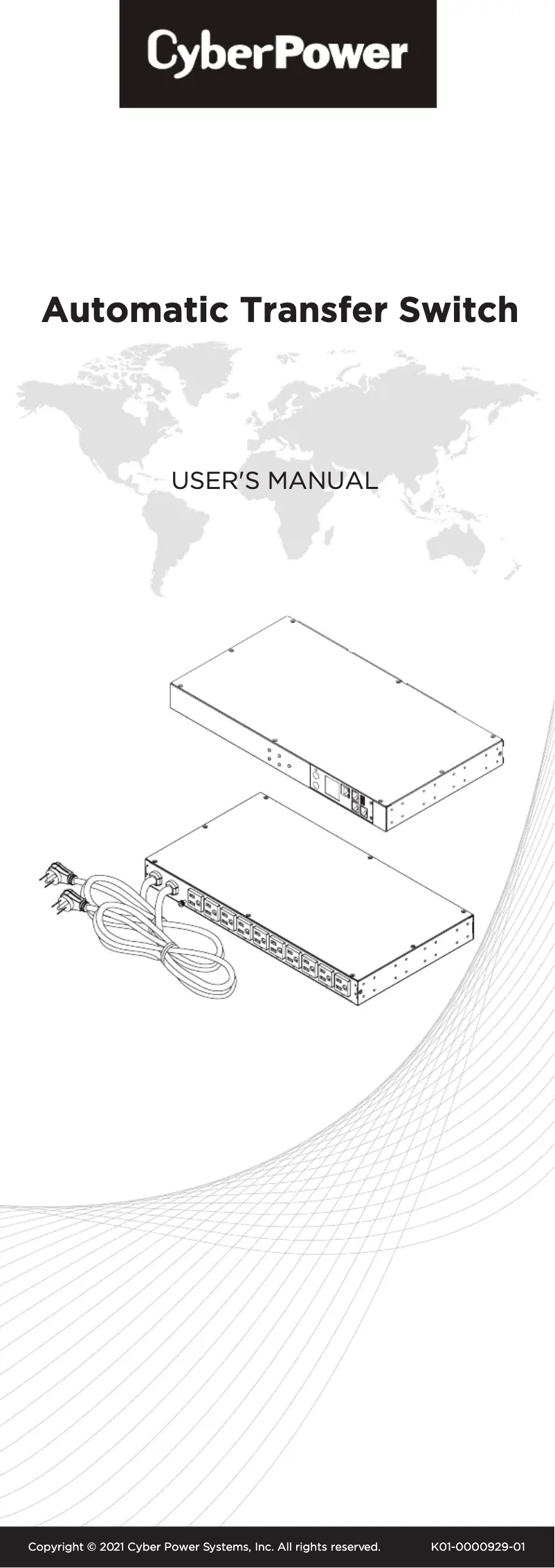 Image de la première page du manuel de l'appareil PDU24007