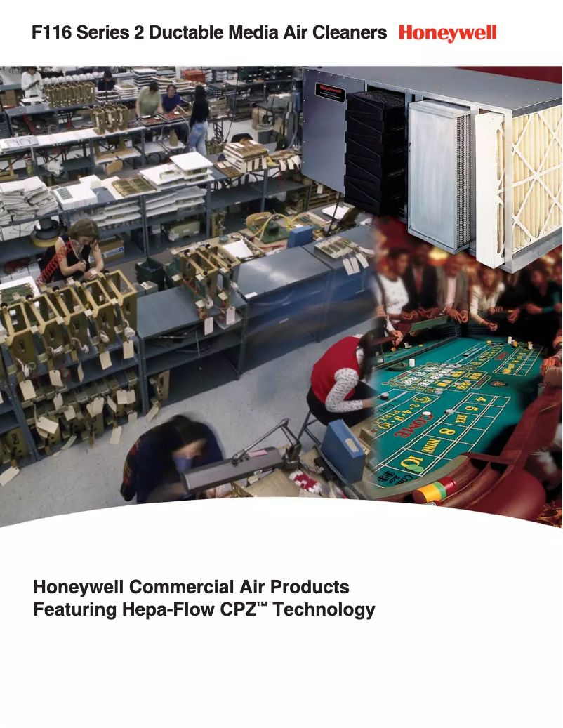 Page 1 de la notice Brochure Honeywell F116A1047