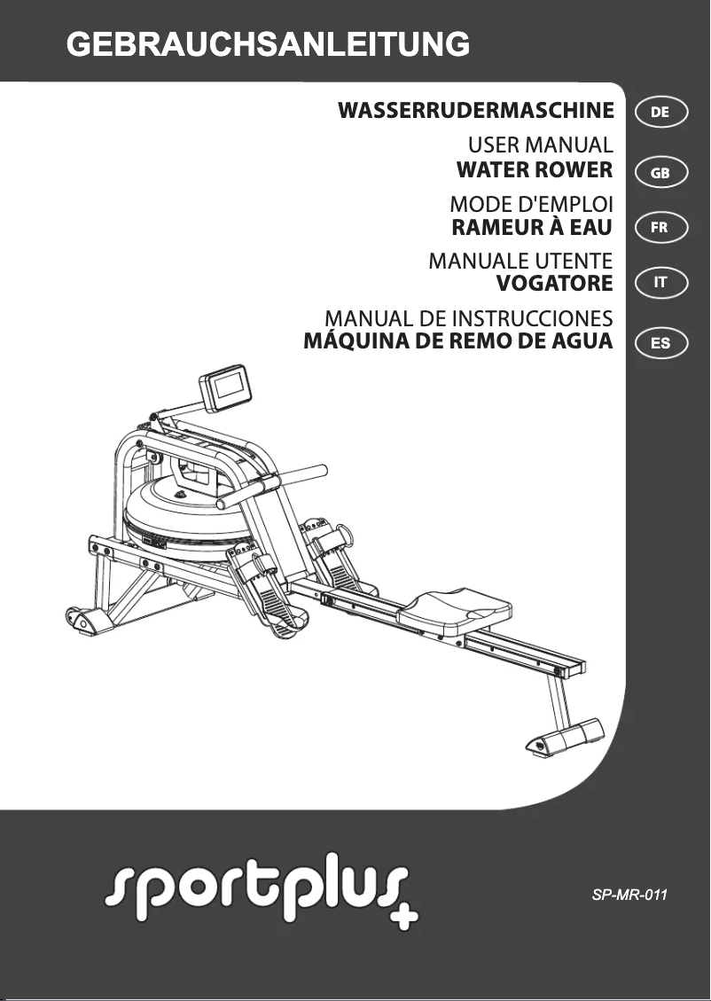 Image de la première page du manuel de l'appareil SP-MR-011