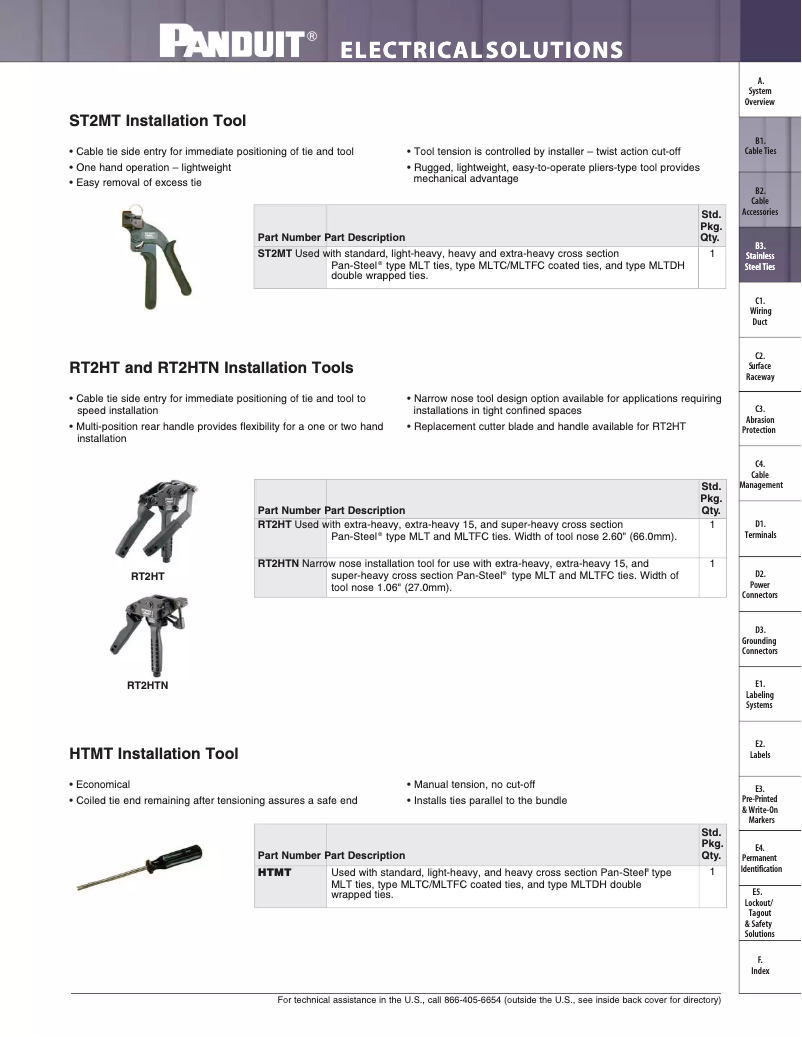 Página 1 del manual Catálogo Panduit ST2MT