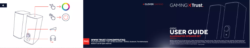 Page 1 de la notice Manuel utilisateur Trust CETIC GXT 612