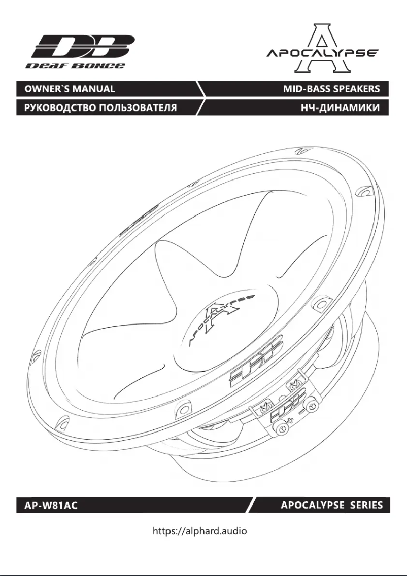 Page n°1 - Manuel utilisateur Deaf Bonce AP-W81AC