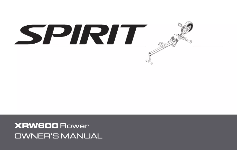 Image de la première page du manuel de l'appareil XRW600