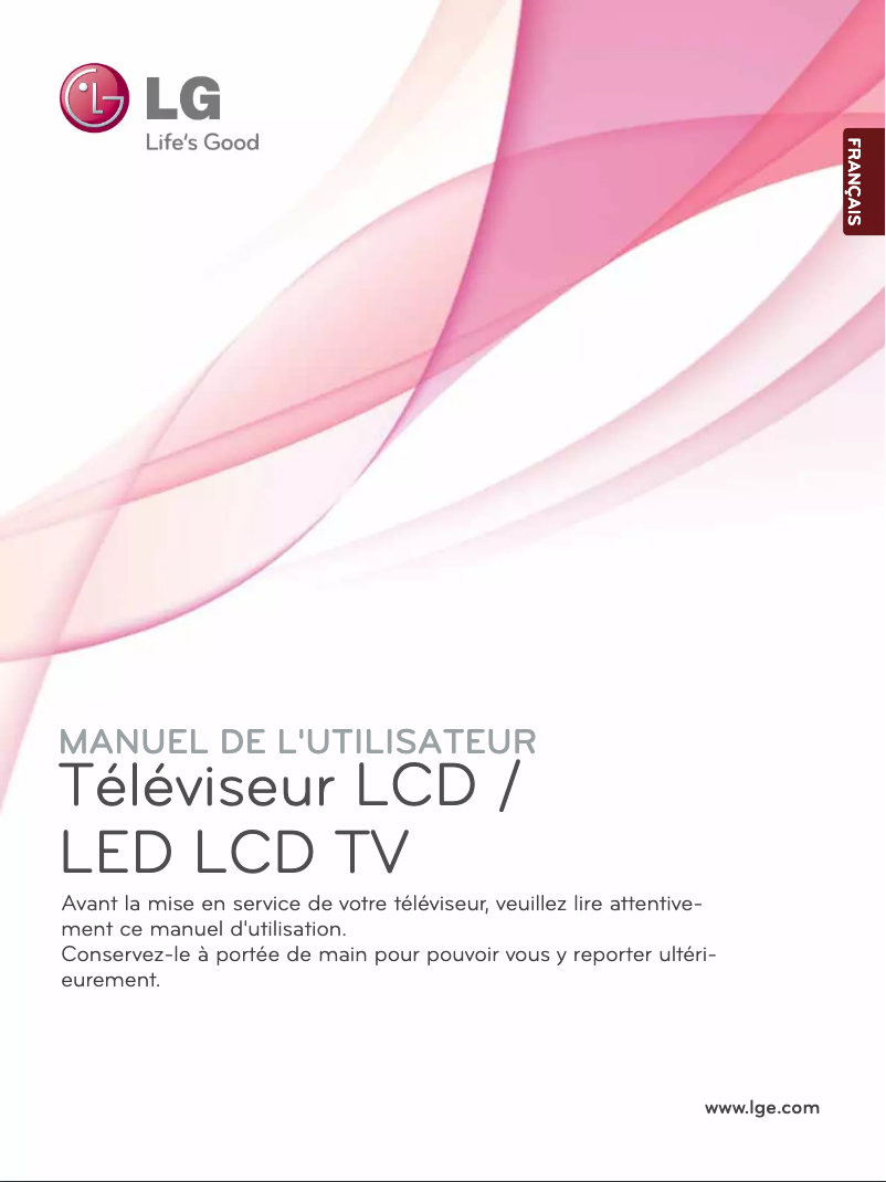 Page n°1 - Manuel utilisateur LG 19LE3300