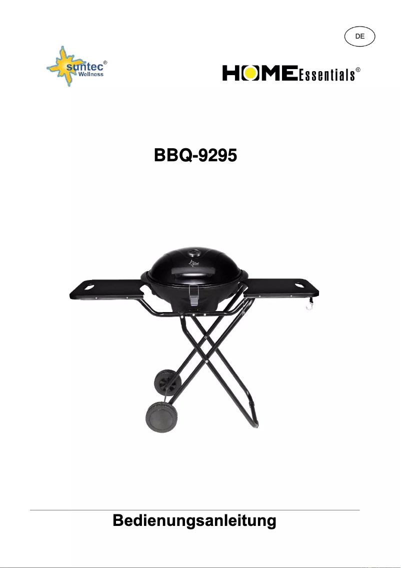 Page 1 de la notice Manuel utilisateur Suntec BBQ-9295