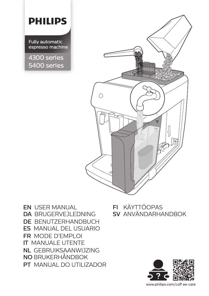 Page n°1 - Manuel utilisateur Philips 4300 Series EP4324