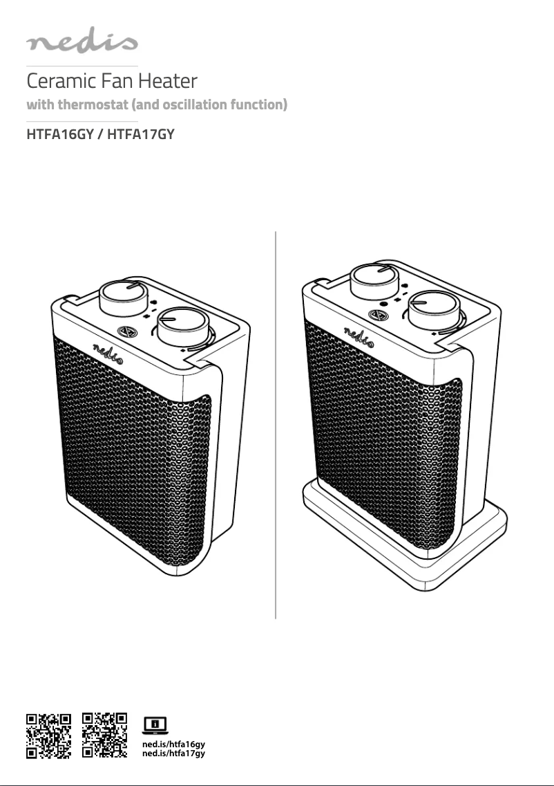 Page 1 de la notice Manuel utilisateur Nedis HTFA17GY