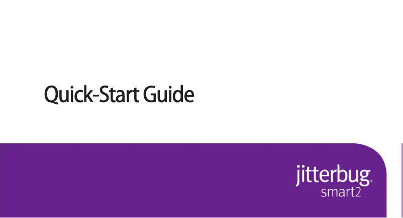 Image de la première page du manuel de l'appareil Jitterbug Smart 2