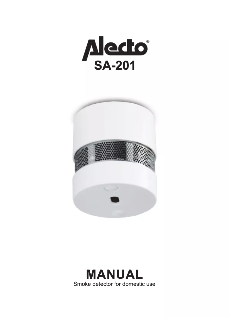 Page 1 de la notice Manuel utilisateur Alecto SA-201