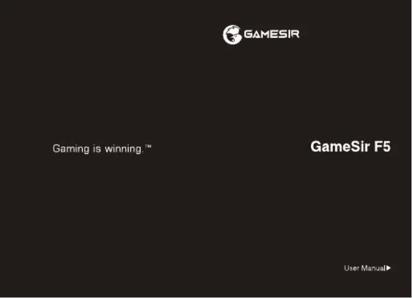 Page n°1 - Manuel utilisateur Gamesir F5